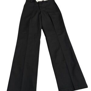 Dickies Mens Black Flat Front Chino Pants Size 8l